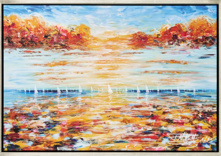 Peter Nottrott: Bild »Seascape Sailing Impressions« -serielles Unikat