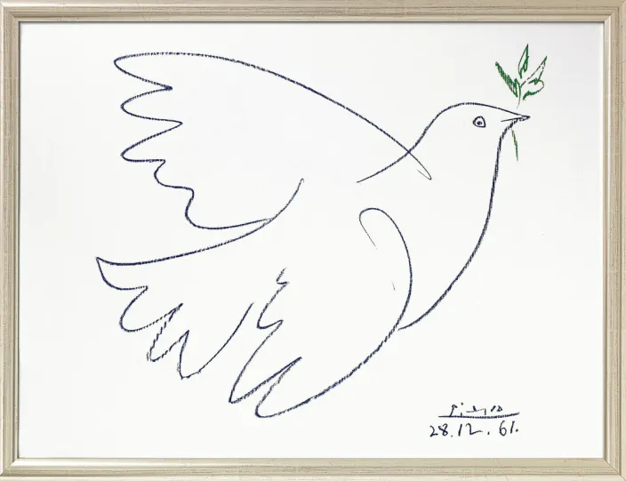 Picasso, Pablo: »Friedenstaube«, 1961