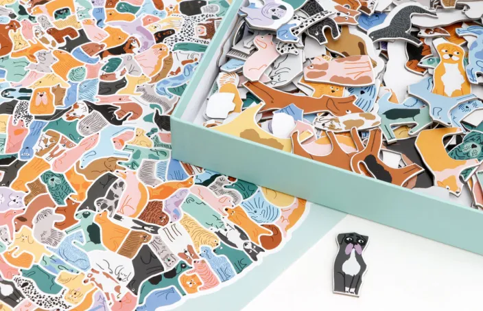 Puzzle »299 Hunde«