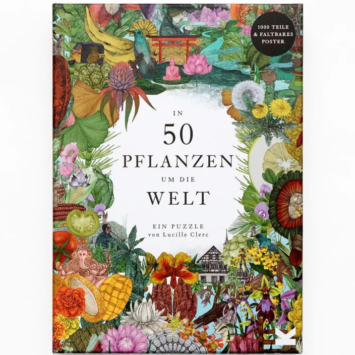 Puzzle »In 50 Pflanzen um die Welt«