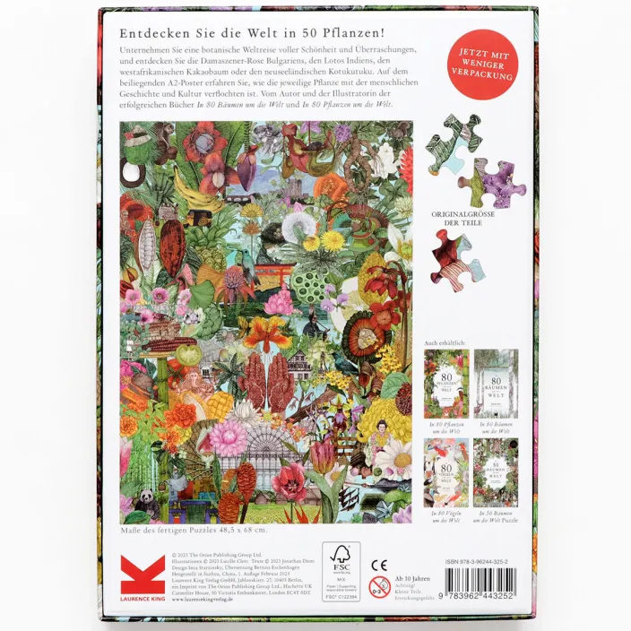 Puzzle »In 50 Pflanzen um die Welt«