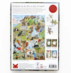 Puzzle »In 50 Vögeln um die Welt«