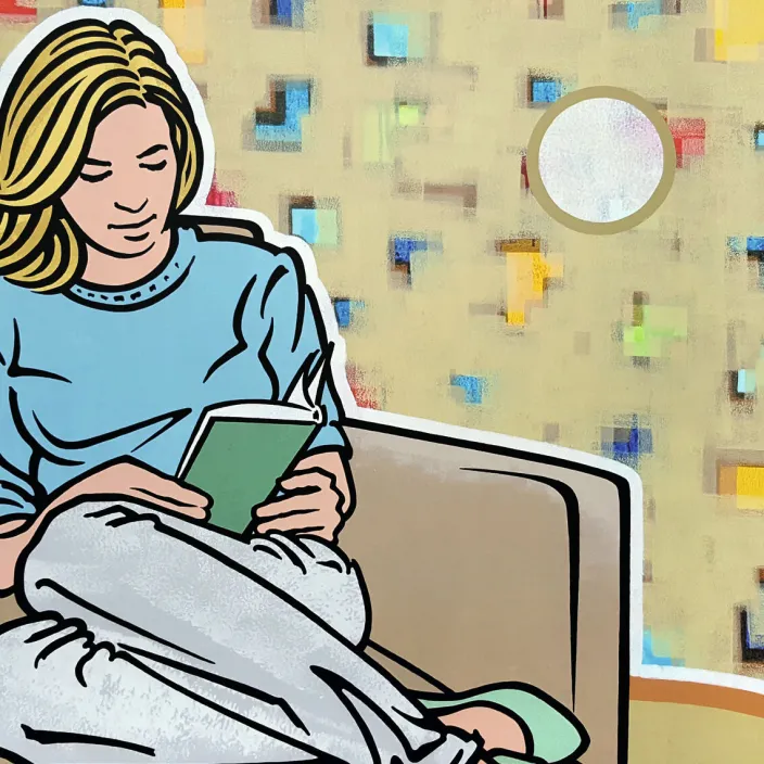 Ralf Schmidt: Bild »Lesende«, 2021