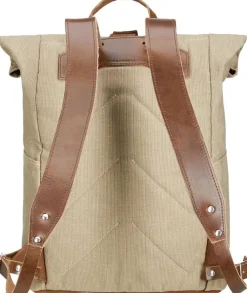 Rolltop-Rucksack aus Segeltuch