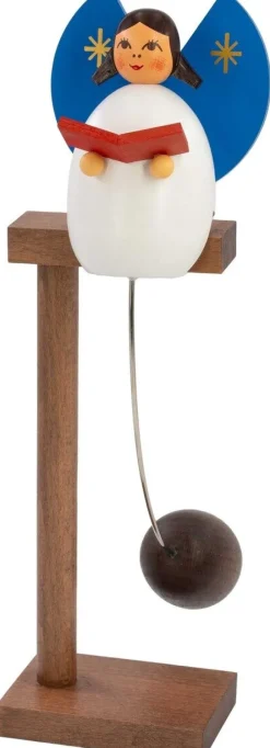 Schaukel-Engel mit Buch auf Ständer