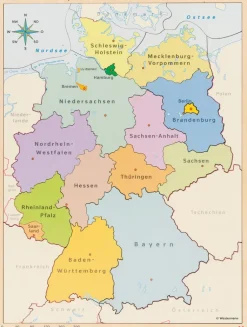 Schichtenpuzzle Deutschland