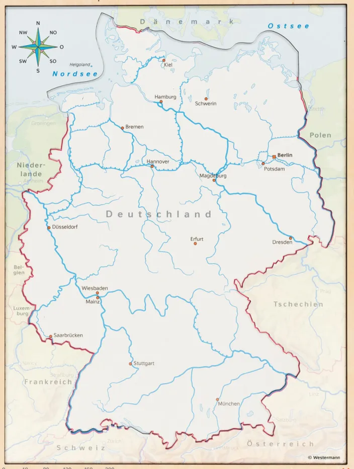Schichtenpuzzle Deutschland