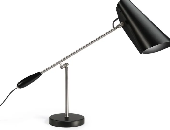 Schwarze Tischlampe »Birdy«