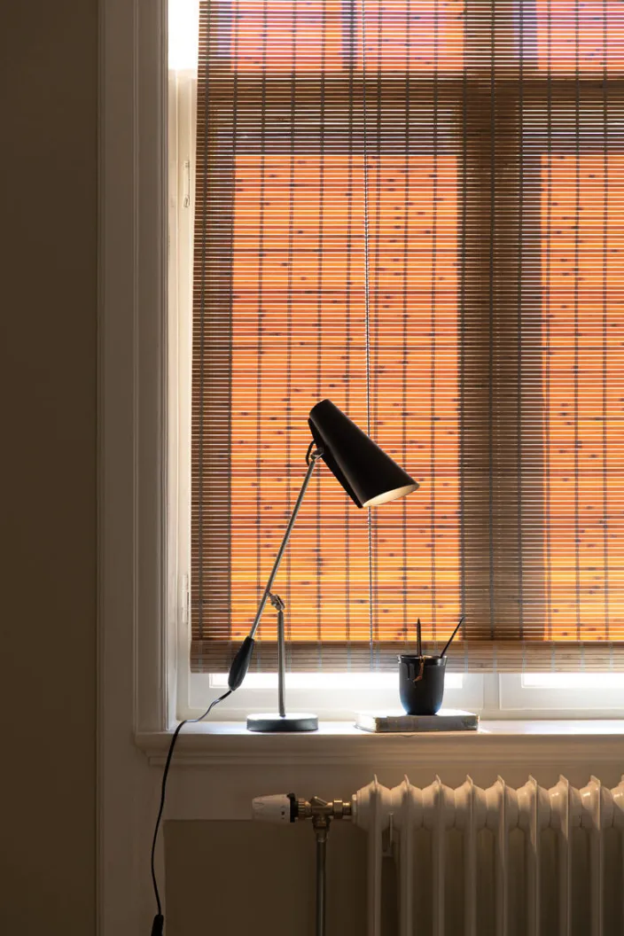 Schwarze Tischlampe »Birdy«