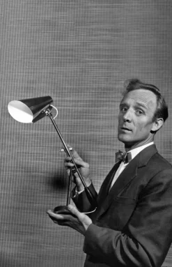 Schwarze Tischlampe »Birdy«