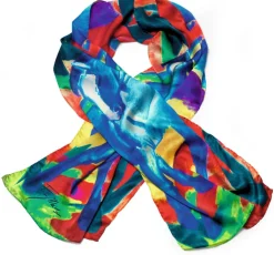 Seidenschal »Blaues Pferd«, nach Franz Marc