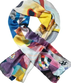 Seidenschal »Gelb-Rot-Blau«, nach Wassily Kandinsky