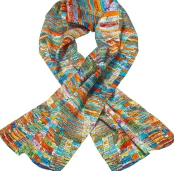 Seidenschal »Haupt- und Nebenwege«, nach Paul Klee