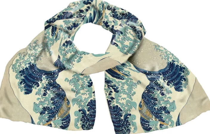 Seidenschal »Hokusai« nach Katsushika Hokusai