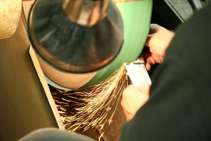 Spickmesser aus Olivenholz