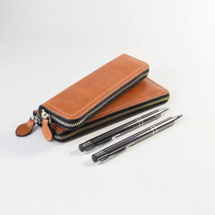 Stiftmäppchen aus Leder