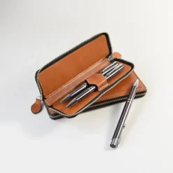 Stiftmäppchen aus Leder