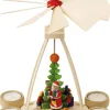 Teelichtpyramide »Weihnachtsmann«