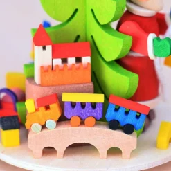 Teelichtpyramide »Weihnachtsmann«