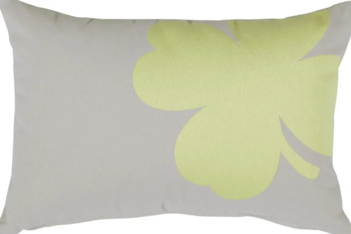 »Treflé Outdoorkissen« 44x30cm, Kleeblatt