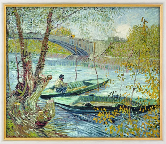 van Gogh, Vincent: »Fischen im Frühling«