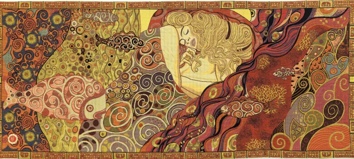 Wandteppich »Danae« nach Gustav Klimt