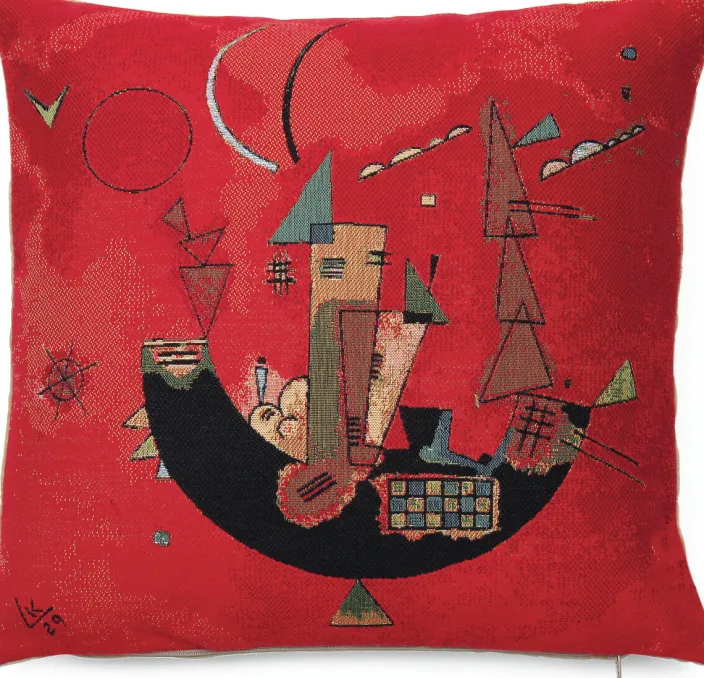 Wassily Kandinsky: Kissenhülle »Mit und Gegen«