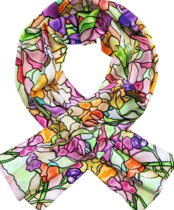 Waszak, Petra: Seidenschal »Blumen«