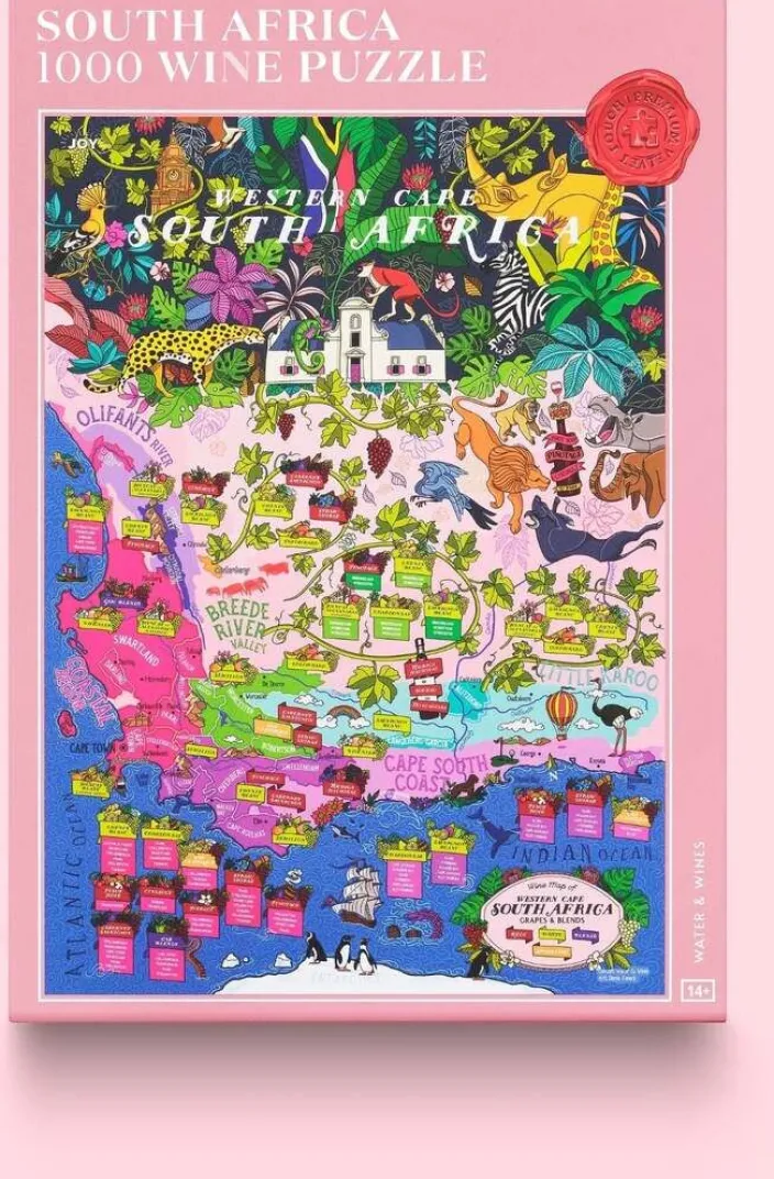Wein Puzzle »Südafrika«