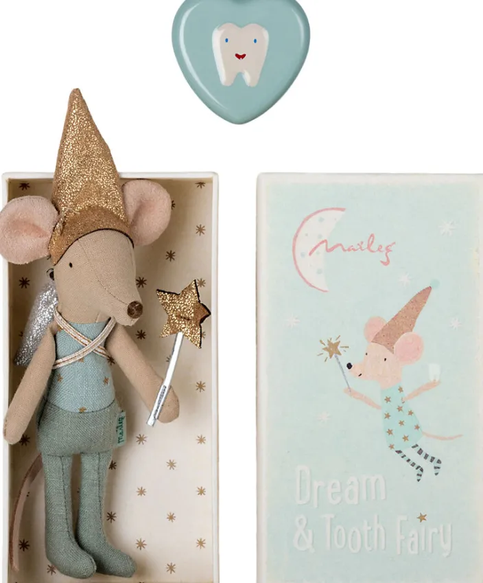 »Zahnfee Maus« in Streichholzschachtel