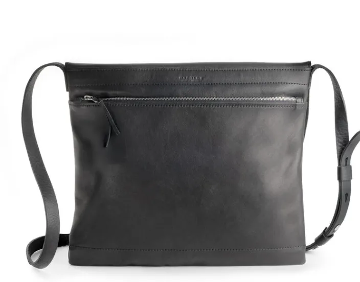 »ZEIT Messengerbag« aus Leder