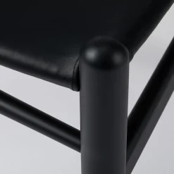 ZEIT Sonderedition »CH24«, Wishbone Chair aus Buche und Leder