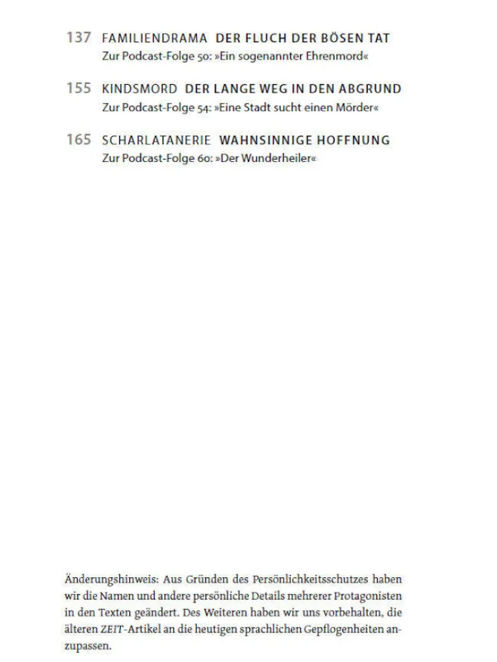 ZEIT VERBRECHEN 2 - Paperback