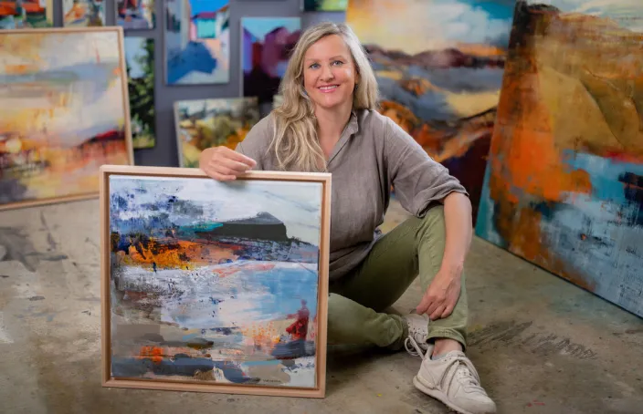 ZEIT-Sonderedition Kunstkurs: Insa Hoffmann - Kaltwachs und Ölfarbe