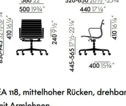 ZEIT-Sonderedition »Vitra Alu Chair EA 118«, poliert