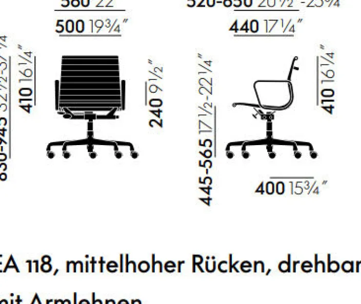 ZEIT-Sonderedition »Vitra Alu Chair EA 118«, poliert