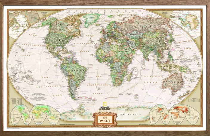ZEIT-Sonderedition Weltkarte »National Geographic antik«
