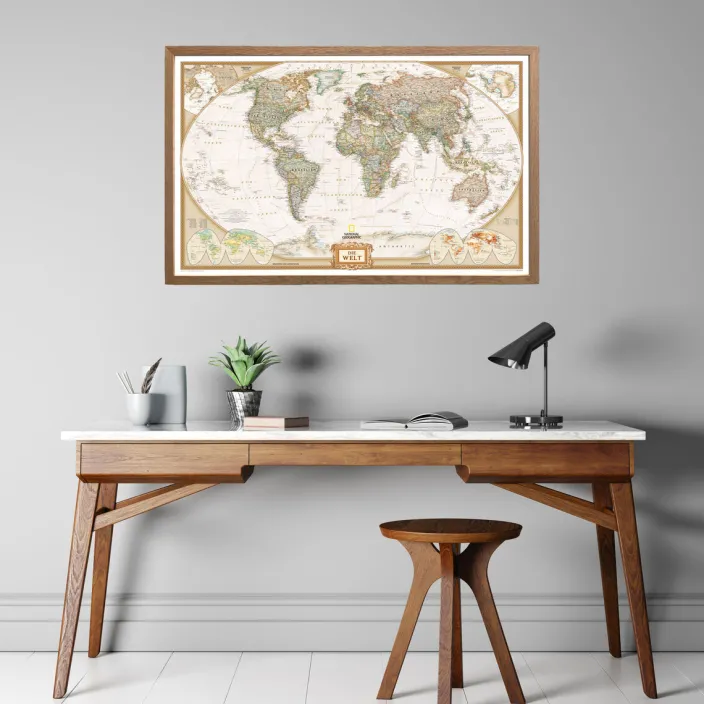 ZEIT-Sonderedition Weltkarte »National Geographic antik«