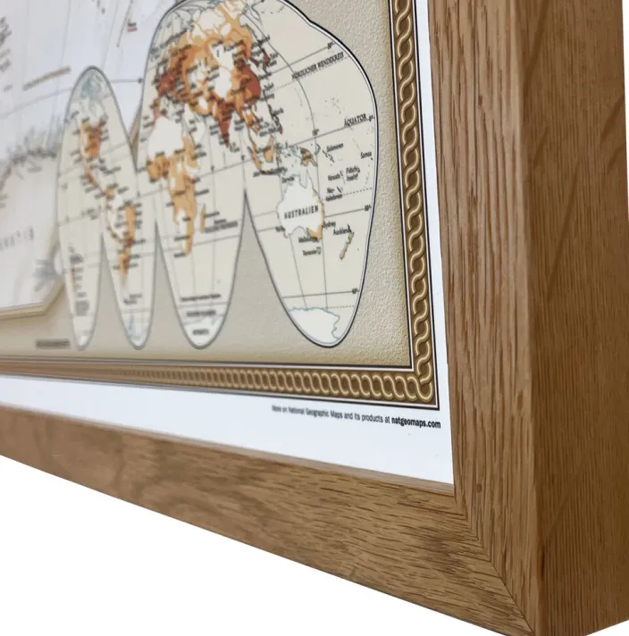 ZEIT-Sonderedition Weltkarte »National Geographic antik«