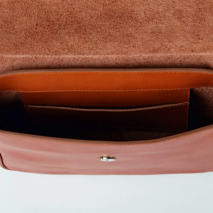 ZEIT-Tasche »Saddle Bag Small« Cognac